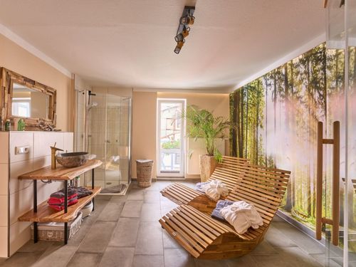 Fewo Auszeit  Sauna im Bad