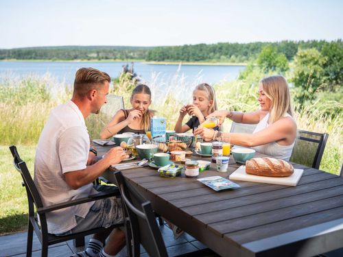 Frühstück auf der Terrasse
