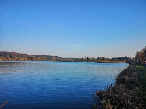 Rad- und Wanderweg am Bingstetter Stausee