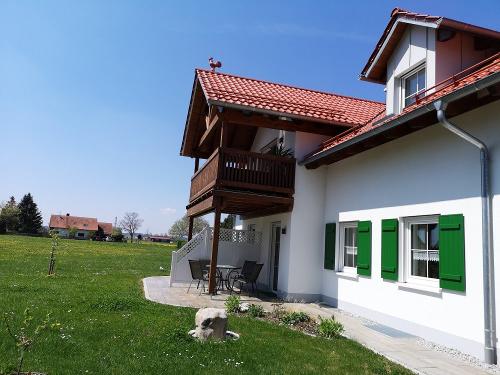Terrasse des neuen Gästehauses