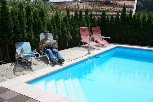 entspannen am Pool