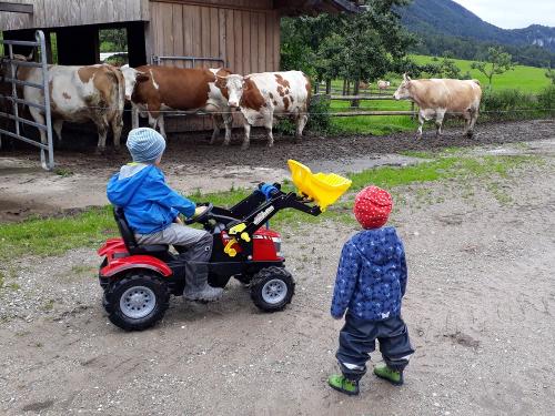 kindermittrettraktor