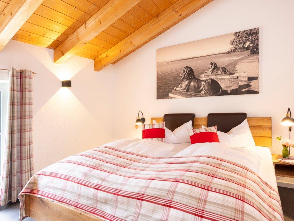 Schlafzimmer Ferienwohnung Mischenried