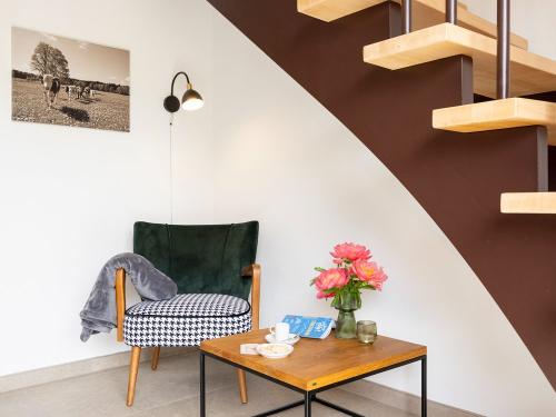 Sitzecke in der Ferienwohnung Mischenried