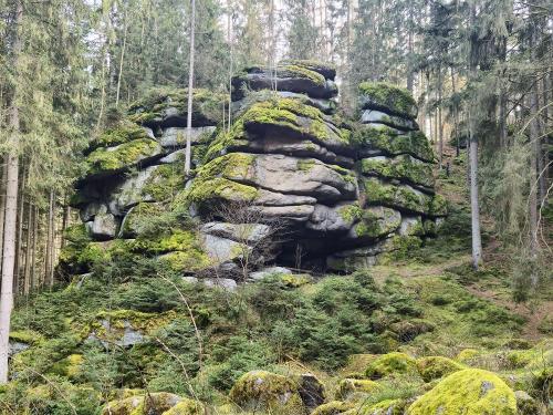 Gigantisch Felsformationen um unseren Hof - die große Teufelsküche