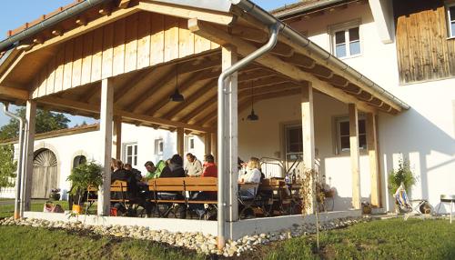 unser kleiner Biergarten
