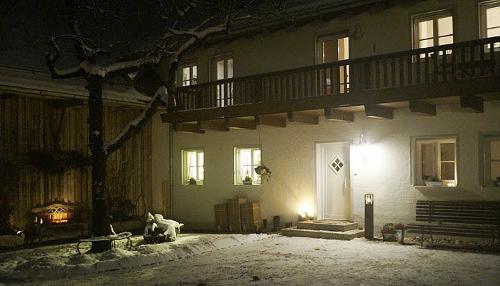 Innenhof im Winter