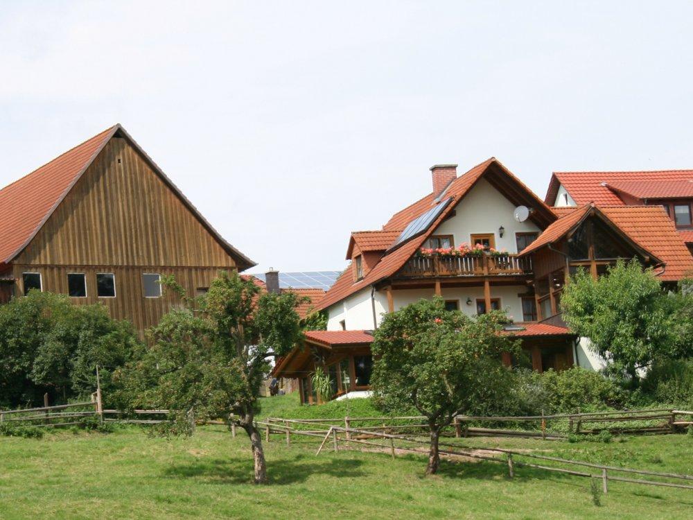 Blick auf das Gästehaus