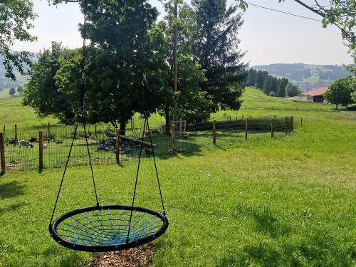 Schaukel im Apfelbaum