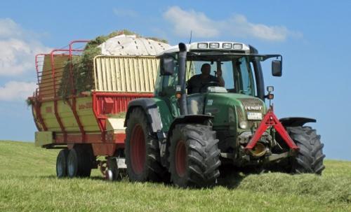Traktor im Einsatz
