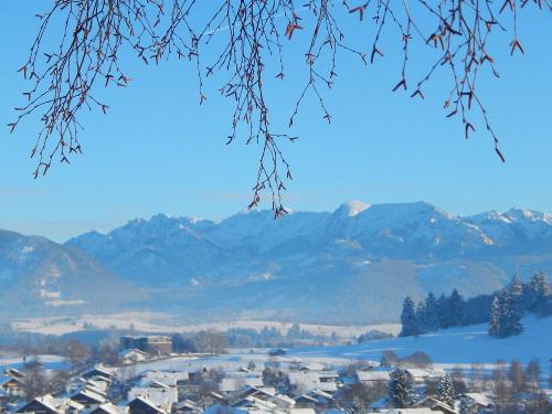 Entspannen im verschneiten Allgäu