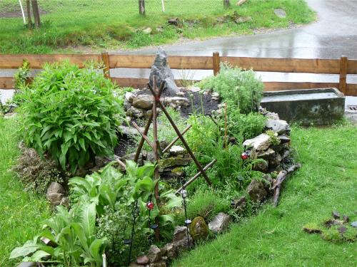 Im Sommer findet ihr im Garten frische Kräuter