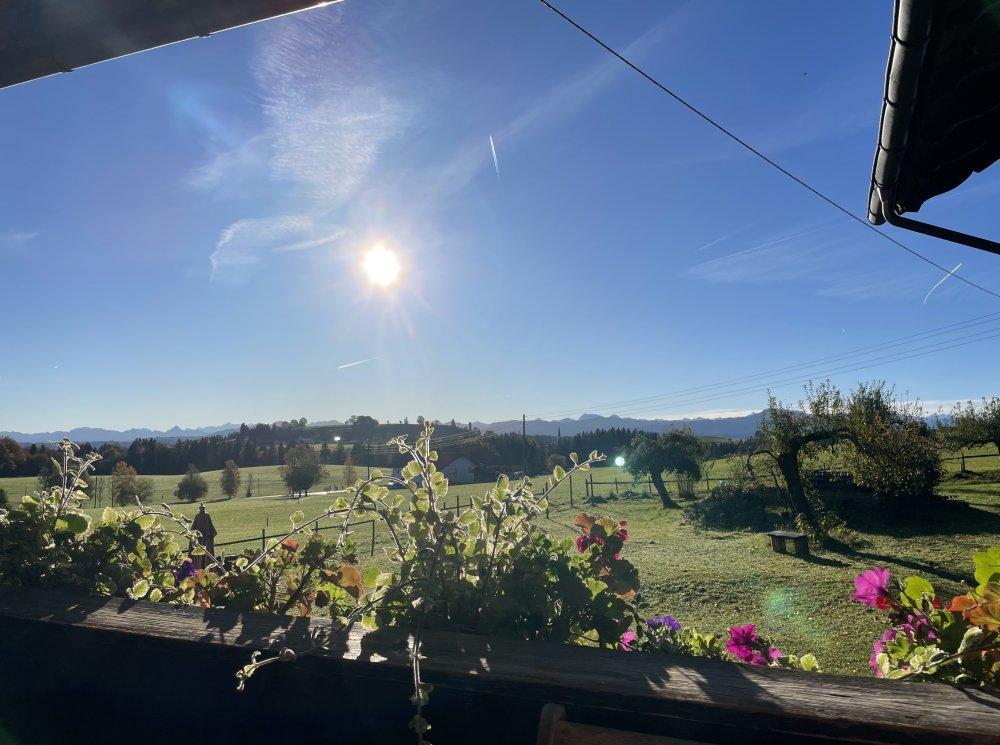 Blick von unserem Balkon