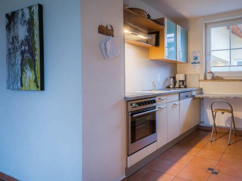 Offene und große Küche bei Ferienwohnung Rose