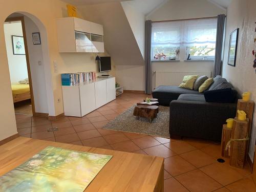 Wohnzimmer Ferienwohnung Sonnenblume