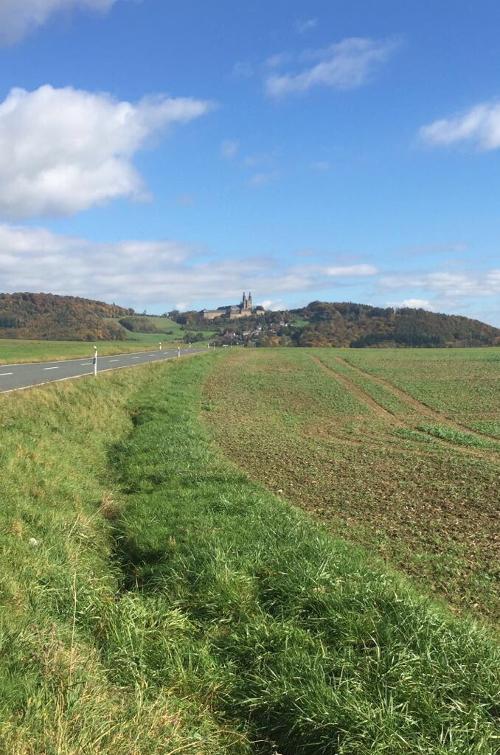 Fahrtrichtung Schloss Banz
