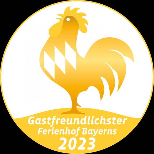 Auszeichnung Gastfreundlichster Ferienhof Bayerns