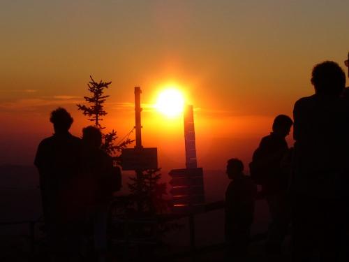 Sonnenuntergang am Hochgrat