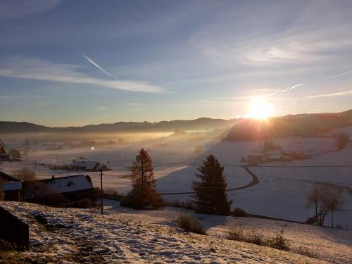 Genießen Sie den Sonnenaufgang bei uns im Allgäu