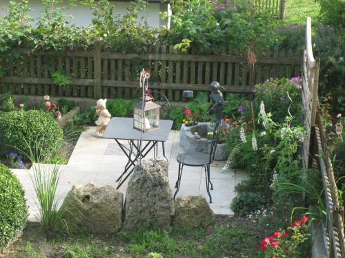 Blick in unseren Gemüsegarten