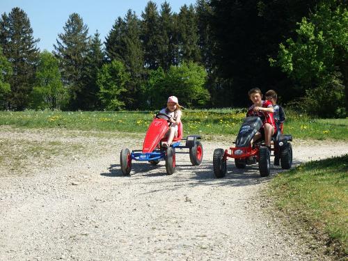 dsc01525Die Kettcarrunde um den Hof macht Spass