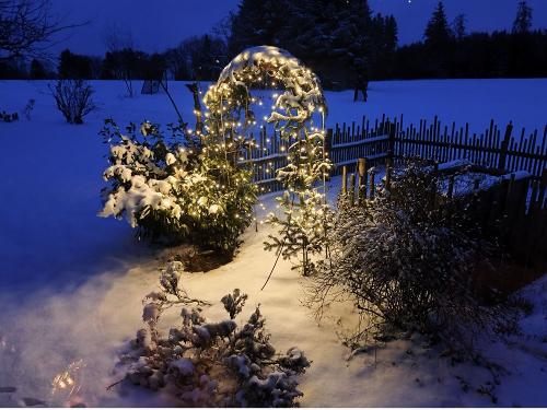 Lichterglanz an Weihnachten