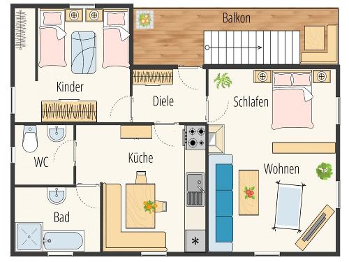 Grundriss Ferienwohnung Staucherhof-01