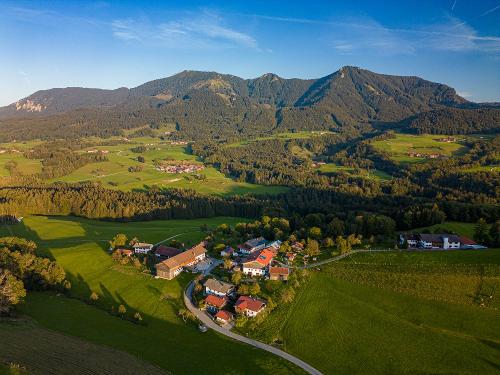 Bergkulisse Richtung Hochries