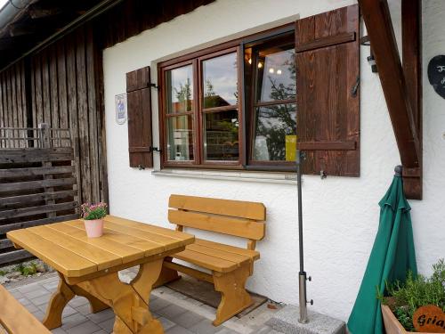 Ferienwohnung Farrenpoint Terrasse