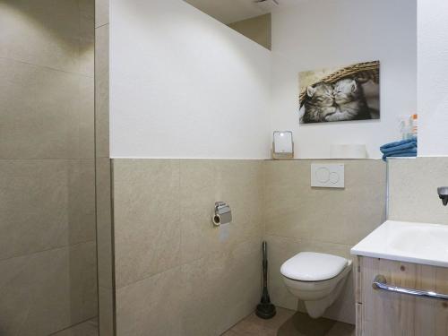 Ferienwohnung Sulzberg Bad mit begehbarer Regendusche