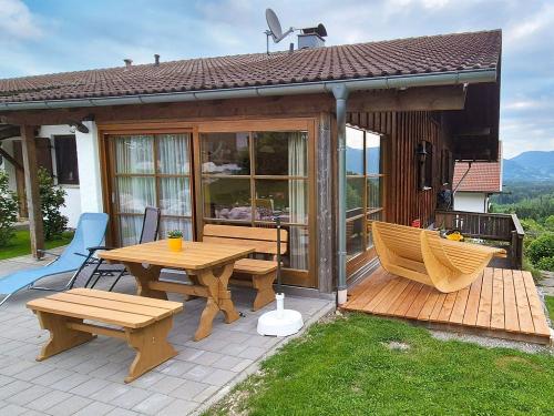 Ferienwohnung Sulzberg Terrasse
