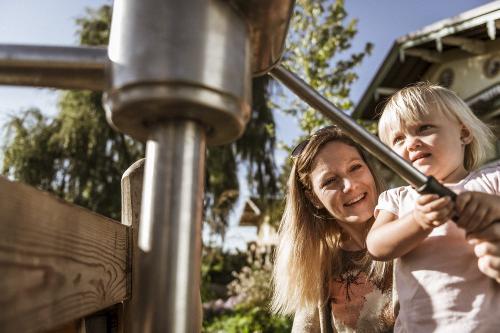 Wasser- und Sandspielplatz