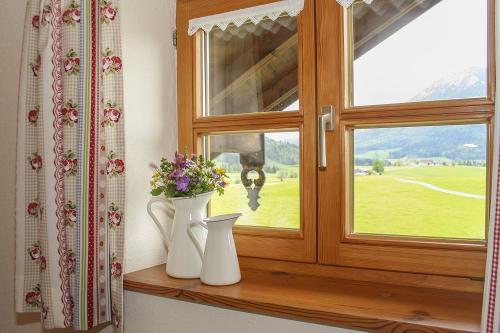 Fensteraussicht Morgensunn