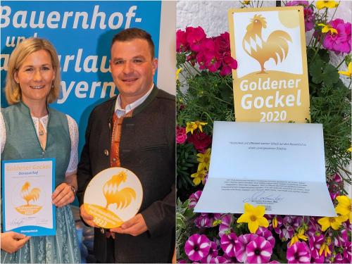 Gastfreundlichster Ferienhof Bayerns 2023 & 2020 Gastfreundlichster Ferienhof Bayerns 2023 & 2020