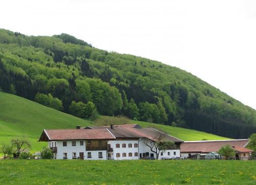 Hof mit Zuhaus