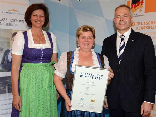 Unternehmerbrief mit Frau Aigner und Herr Brandl