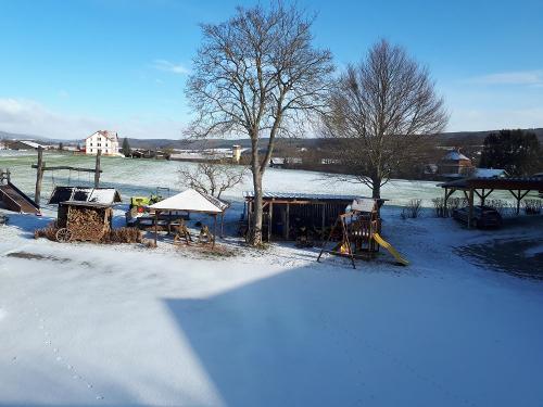 Winterbild Ferienhof Mültner