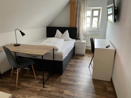 Schlafzimmer, Rote Wohung Schlafzimmer, Rote Wohung