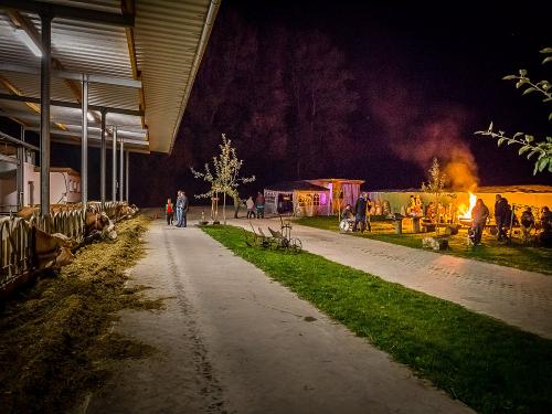 Grillplatz neben Kuhstall