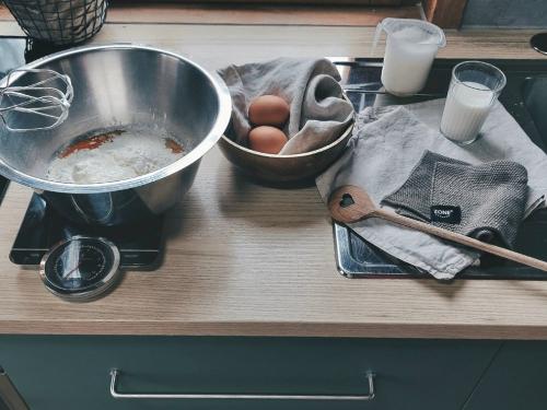 voll ausgestattete Küche