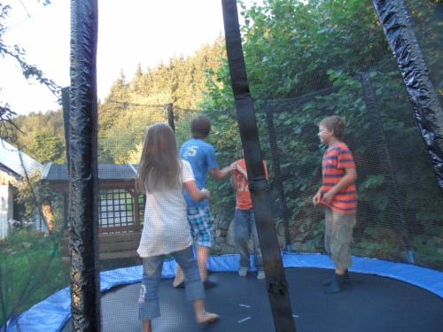 Trampolinspaß