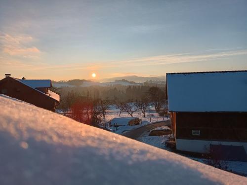 Aussicht vom Dachfenster