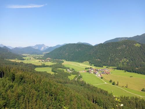 Rotwandaussicht im Sommer Rotwandaussicht im Sommer