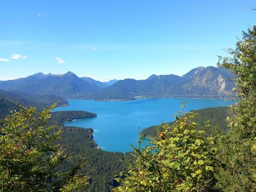 Walchensee von oben Walchensee von oben
