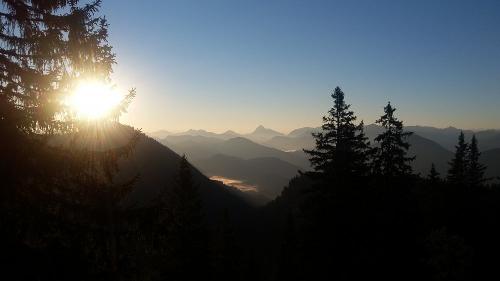 Sonnenaufgang am Jochberg