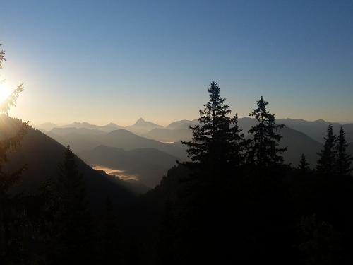 Sonnenaufgang am Jochberg