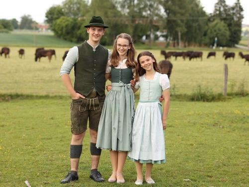 Die drei Kinder Elias, Emilia und Anna-Luisa