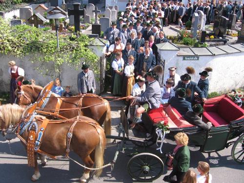 Heute ist Hochzeit und sie haben bei uns einen Logenplatz