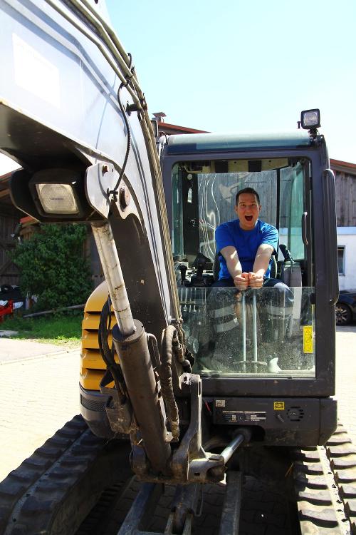 Oh mein Gott Baggerfahren
