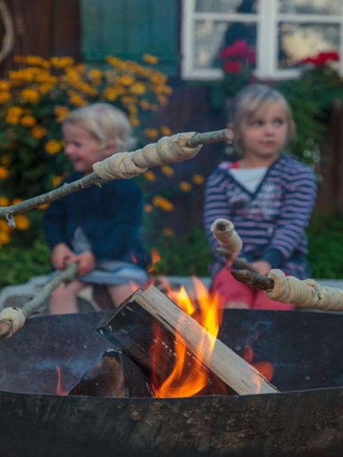 Stockbrot backen